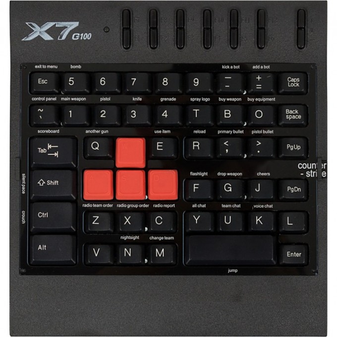 Игровой блок A4TECH X7- USB MULTIMEDIA FOR GAMER черная G100 Игровой блок A4TECH X7- USB MULTIMEDIA FOR GAMER черная G100