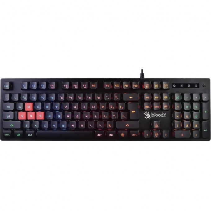 Клавиатура A4TECH BLOODY USB FOR GAMER LED черная B160N Клавиатура A4TECH BLOODY USB FOR GAMER LED черная B160N