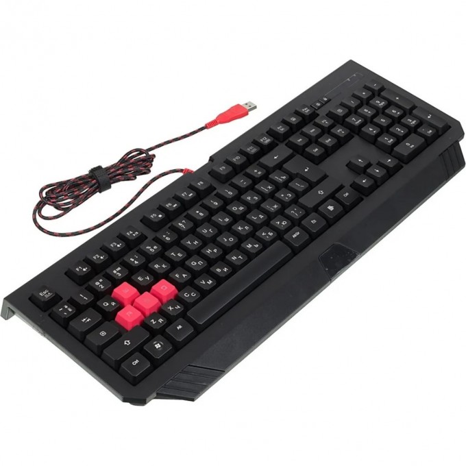Клавиатура A4TECH BLOODY USB MULTIMEDIA FOR GAMER LED черная B125N Клавиатура A4TECH BLOODY USB MULTIMEDIA FOR GAMER LED черная B125N