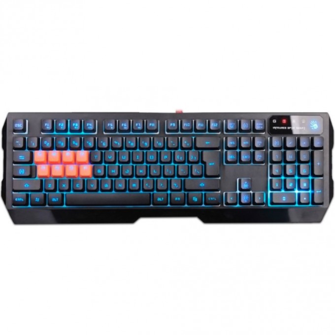 Клавиатура A4TECH BLOODY USB MULTIMEDIA FOR GAMER LED черная B188 Клавиатура A4TECH BLOODY USB MULTIMEDIA FOR GAMER LED черная B188
