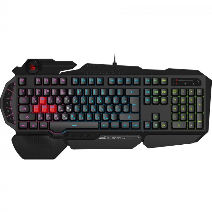 Клавиатура A4TECH BLOODY USB MULTIMEDIA FOR GAMER LED черная B314 Клавиатура A4TECH BLOODY USB MULTIMEDIA FOR GAMER LED черная B314