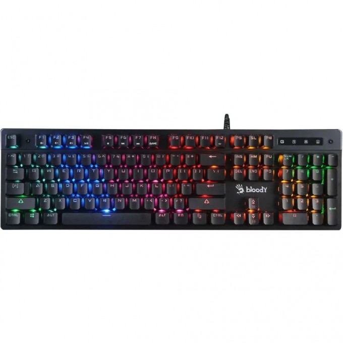Клавиатура A4TECH BLOODY USB FOR GAMER LED серая B500N Клавиатура A4TECH BLOODY USB FOR GAMER LED серая B500N