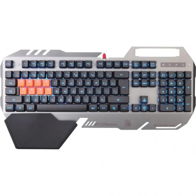Клавиатура A4TECH BLOODY USB MULTIMEDIA FOR GAMER LED серая B418 Клавиатура A4TECH BLOODY USB MULTIMEDIA FOR GAMER LED серая B418
