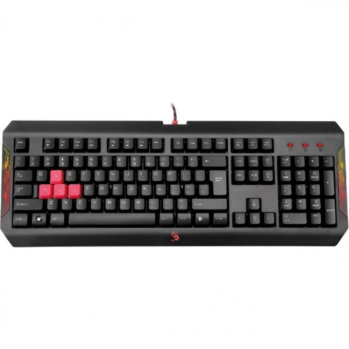Клавиатура A4TECH BLOODY Q100 MULTIMEDIA FOR GAMER USB черная Q100 USB Клавиатура A4TECH BLOODY Q100 MULTIMEDIA FOR GAMER USB черная Q100 USB