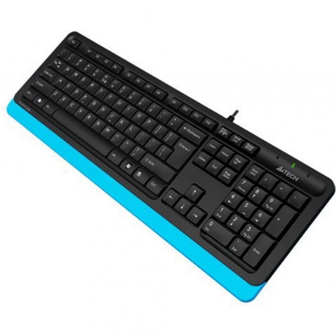 Клавиатура A4TECH BLOODY FSTYLER FK10 USB черно-синяя FK10 BLUE Клавиатура A4TECH BLOODY FSTYLER FK10 USB черно-синяя FK10 BLUE