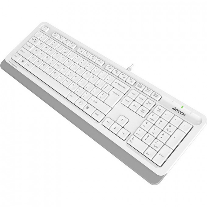 Клавиатура A4TECH BLOODY FSTYLER FK10 USB серо-белая FK10 WHITE Клавиатура A4TECH BLOODY FSTYLER FK10 USB серо-белая FK10 WHITE