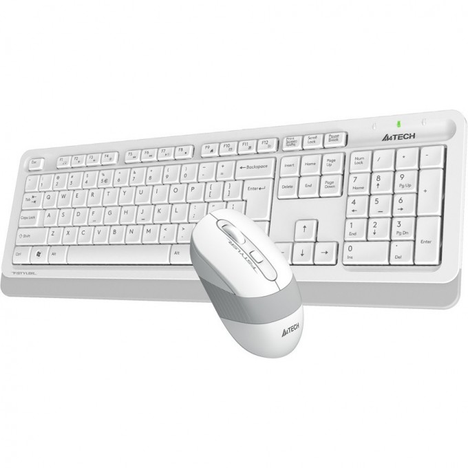 Клавиатура + мышь A4TECH BLOODY FSTYLER FG1010 MULTIMEDIA USB беспроводная серо-белые FG1010 WHITE Клавиатура + мышь A4TECH BLOODY FSTYLER FG1010 MULTIMEDIA USB беспроводная серо-белые FG1010 WHITE