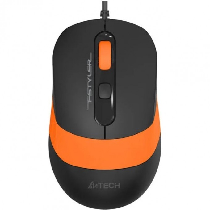 Мышь A4Tech Fstyler FM10 оптическая USB черно-оранжевый FM10 ORANGE Мышь A4Tech Fstyler FM10 оптическая USB черно-оранжевый FM10 ORANGE