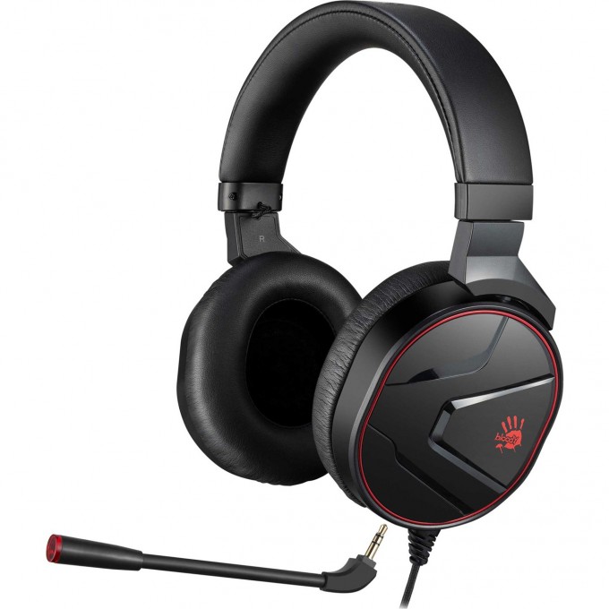 Наушники с микрофоном A4TECH BLOODY 1.3м мониторные USB оголовье черные G600I Наушники с микрофоном A4TECH BLOODY 1.3м мониторные USB оголовье черные G600I