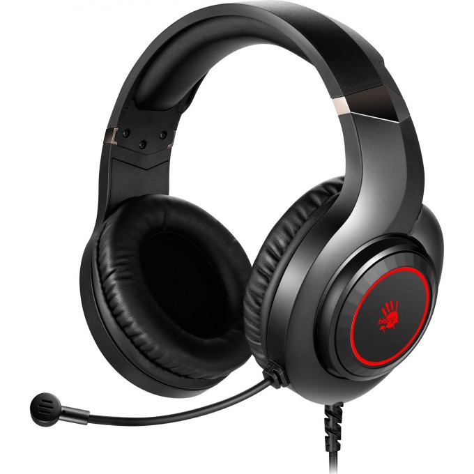 Наушники с микрофоном A4TECH BLOODY G220S 2м мониторные USB оголовье черные G220S USB/ BLACK Наушники с микрофоном A4TECH BLOODY G220S 2м мониторные USB оголовье черные G220S USB/ BLACK