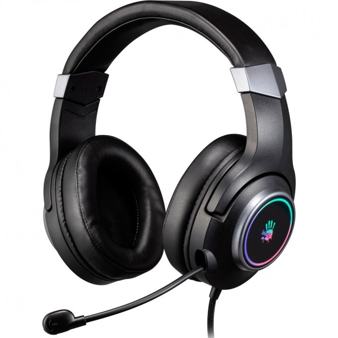 Наушники с микрофоном A4TECH BLOODY G350 2м мониторные USB оголовье черные G350 USB/ BLACK Наушники с микрофоном A4TECH BLOODY G350 2м мониторные USB оголовье черные G350 USB/ BLACK