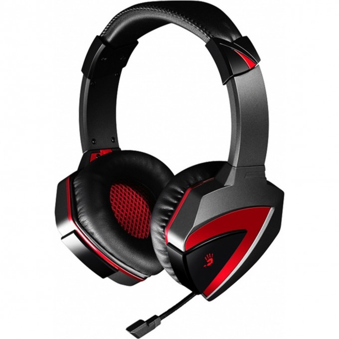 Наушники с микрофоном A4TECH BLOODY G500 1.5м мониторные оголовье черно-красные A4TECH G500 Наушники с микрофоном A4TECH BLOODY G500 1.5м мониторные оголовье черно-красные A4TECH G500
