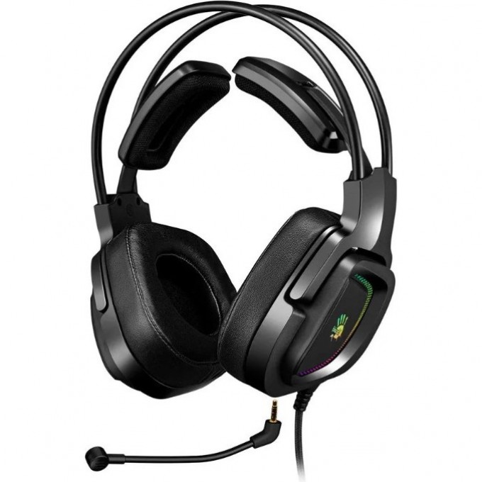 Наушники с микрофоном A4TECH BLOODY G575P 2м мониторные оголовье черные G575P 4PIN+USB/BLACK Наушники с микрофоном A4TECH BLOODY G575P 2м мониторные оголовье черные G575P 4PIN+USB/BLACK