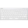 Клавиатура A4TECH FSTYLER FBX51C MULTIMEDIA SLIM BLUETOOTH RADIO USB белая FBX51C WHITE