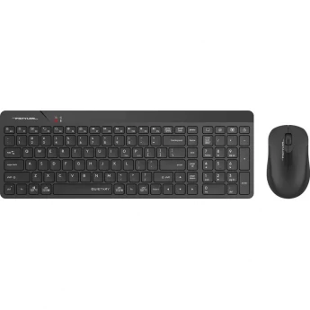 Клавиатура + мышь A4TECH FSTYLER FG2300 AIR USB беспроводная slim черный