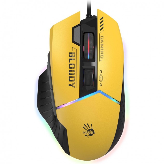 Мышь A4TECH BLOODY W95 MAX SPORTS оптическая 12000dpi USB желтый/серый W95 MAX SPORTS LIME Мышь A4TECH BLOODY W95 MAX SPORTS оптическая 12000dpi USB желтый/серый W95 MAX SPORTS LIME