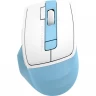 Мышь A4TECH FSTYLER FG45CS AIR для ноутбука оптическая беспроводная 2000dpi USB голубой/белый FG45CS AIR USB (LCY BLUE)